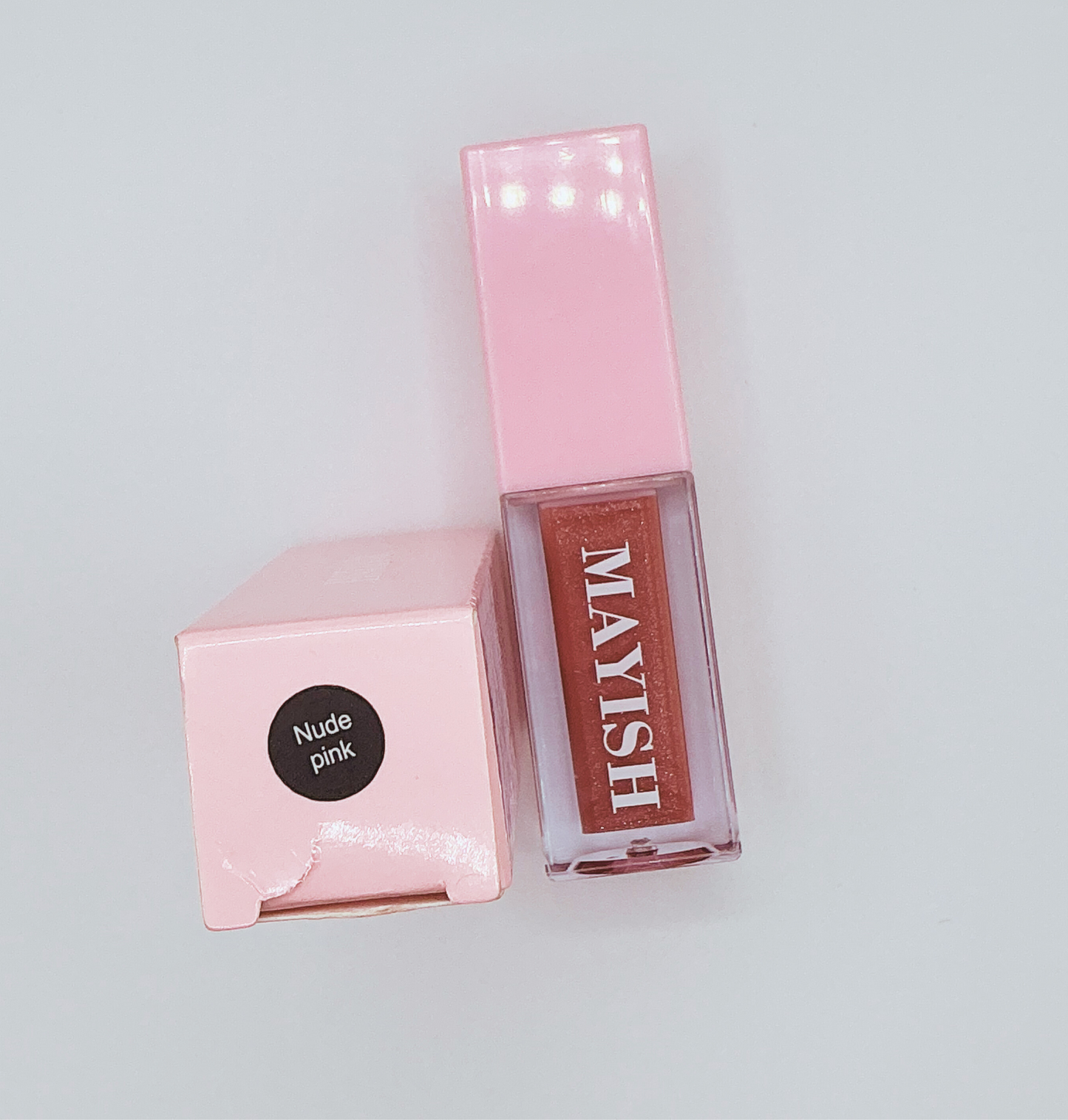 Nude Pink Lip Gloss – Soft Everyday Shine | Mayish Beauty